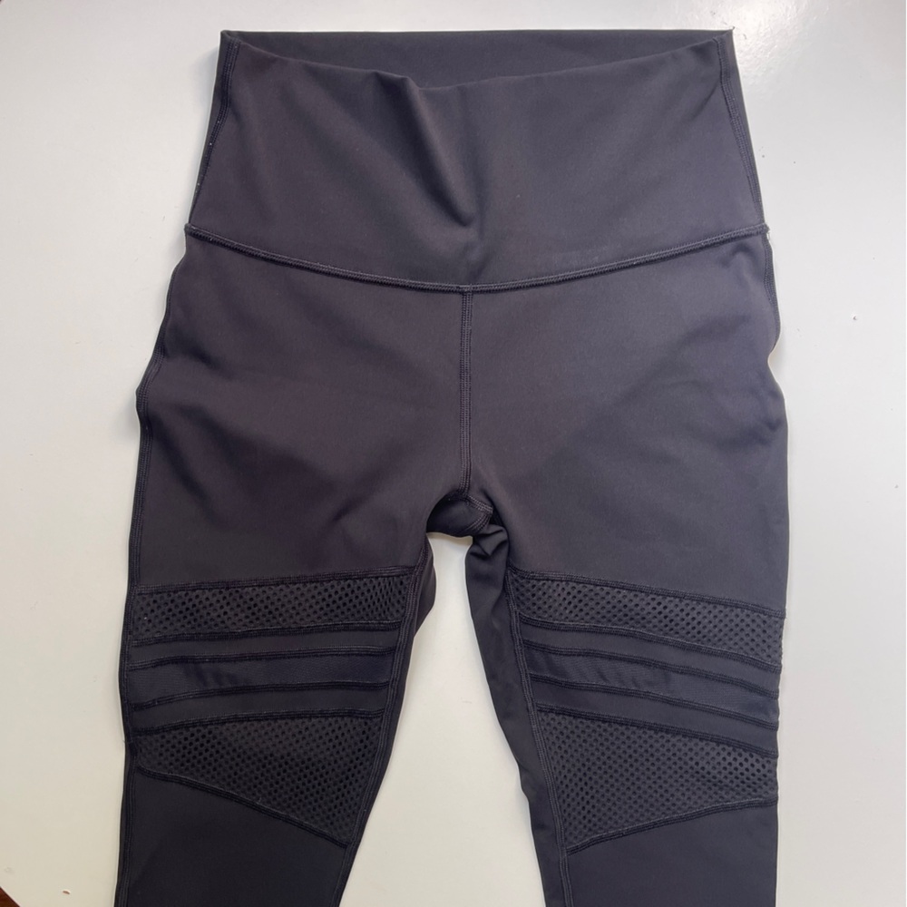 Lululemon Black Leggings with Mesh Detail - Picture 11 of 11